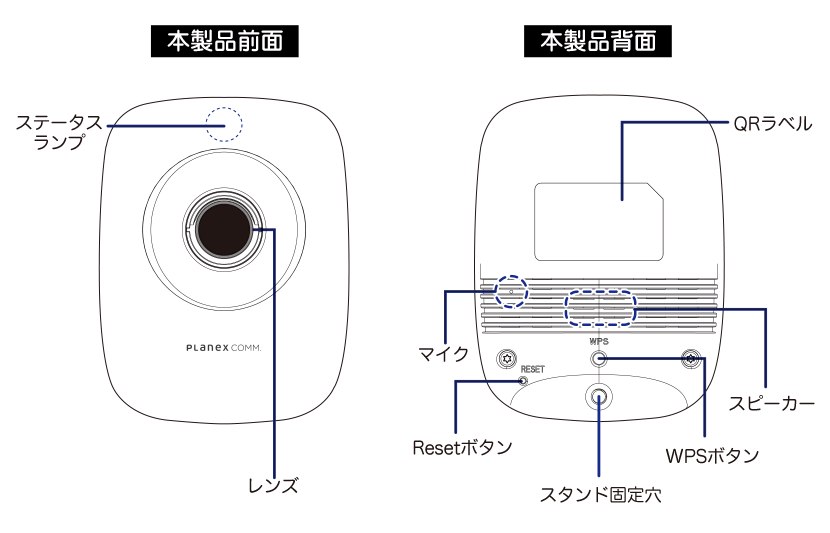 スマカメ ムーンライト｜製品外観｜PLANEX