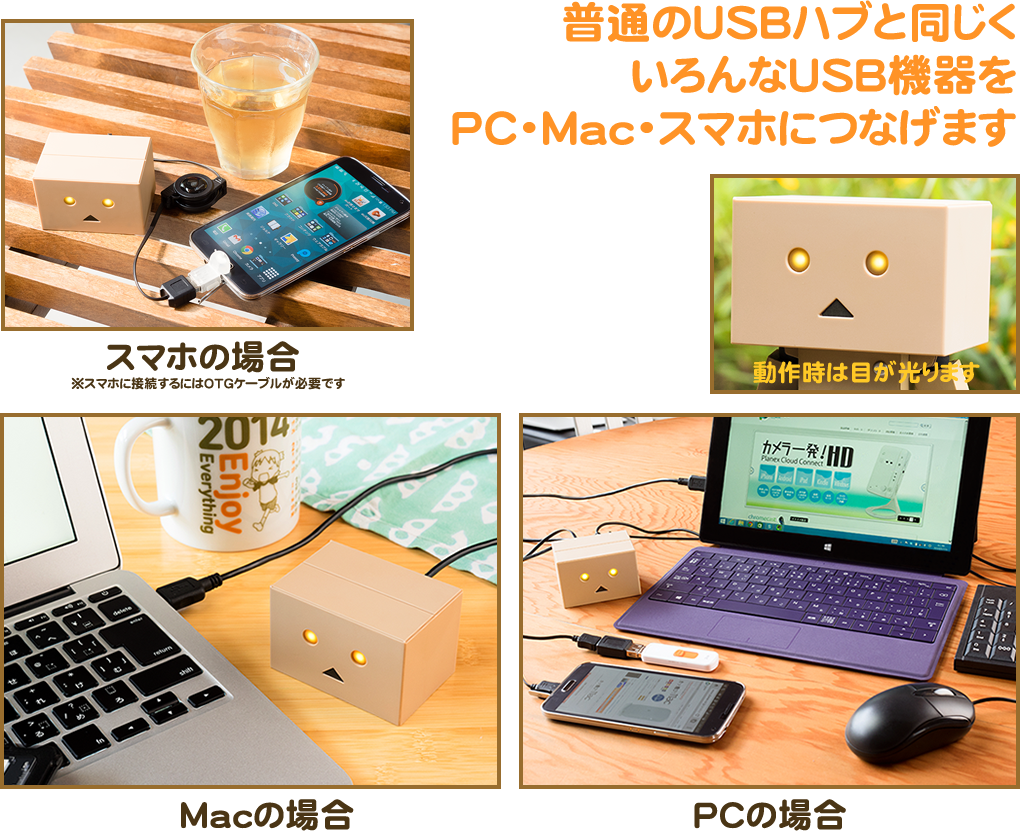 Danboard Usb Hub Planex Pcアクセサリーシリーズ Usb2 0 1 1 バスパワー対応 Usbハブ Db Hub01 Planex