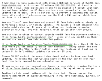 DynDNS:Modifications Complete