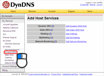 Add Host Services