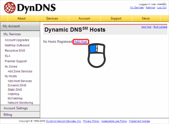 Dynamic DNS Hosts