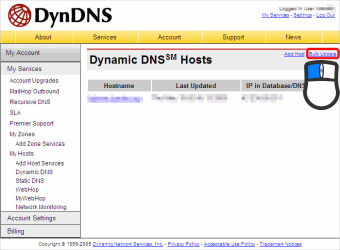 Dynamic DNS Hosts